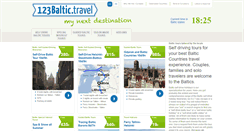 Desktop Screenshot of 123baltic.travel