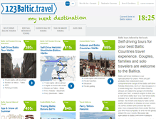 Tablet Screenshot of 123baltic.travel